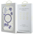 Θήκη GUESS HC MagSafe Resin Flowers and Glitter για iPhone 16