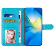Θήκη με πτερύγιο για Oppo A38 4G / Oppo A18 4G, Wallet, BINFEN COLOR, μπλε