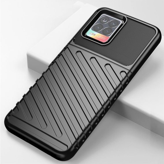 Θήκη για Realme 8/8 Pro, Thunder, μαύρη