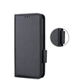 Θήκη με πτερύγιο για Xiaomi Redmi Note 12 5G / POCO X5 5G, Wallet Litchi Magnet, μαύρη
