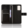 Θήκη με πτερύγιο για Motorola Edge 50 Fusion 5G, Crazy Horse Wallet, μαύρη