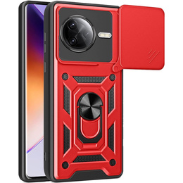 Θήκη για Xiaomi Poco F7 Pro, CamShield Slide, κόκκινη