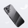 Θήκη για iPhone 16, ERBORD Slim, διαφανής + γυαλί 9H