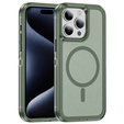 Θήκη με πλαίσιο για iPhone 15 Pro, για MagSafe, πράσινη