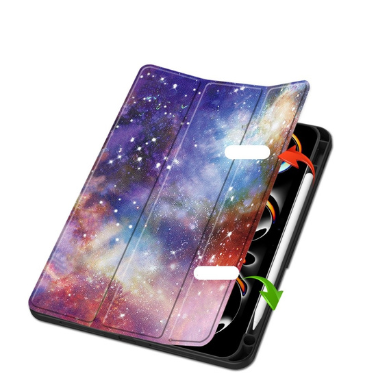 Θήκη για iPad Pro 11 2024, Smartcase, galaxy