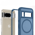 Θήκη με πλαίσιο για Google Pixel 8A, για MagSafe, μπλε