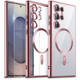 Θήκη για Samsung Galaxy S25 Ultra, Electro MagSafe, ροζ rose gold + Γυαλί για την οθόνη