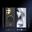 Θήκη για Samsung Galaxy S25 Ultra, Kickstand Ring, μαύρη