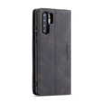 θήκη CASEME για Huawei P30 Pro, Leather Wallet Case, μαύρη