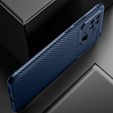Θήκη για Xiaomi Redmi 10C, Carbon Gel, σκούρο μπλε