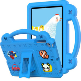 Παιδική θήκη για iPad mini 7.9" 2019/2015/2014/2013/2012 (5/4/3/2/1 gen.), Cute Patterns, με βάση, μπλε