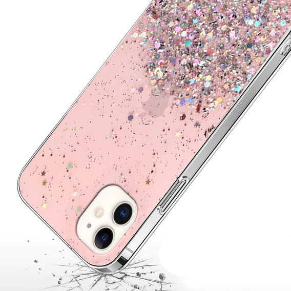 Θήκη για iPhone 11, Glittery, ροζ