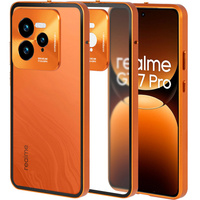 Θήκη για Realme GT 7 Pro, Frame Case, πορτοκαλί