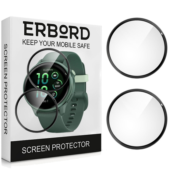 2x υβριδικό γυαλί ERBORD για Garmin Vivoactive 6