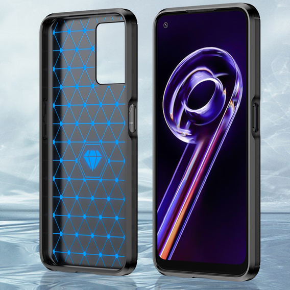 Θήκη για Realme 9 Pro / OnePlus Nord CE 2 Lite 5G, Carbon, μαύρη