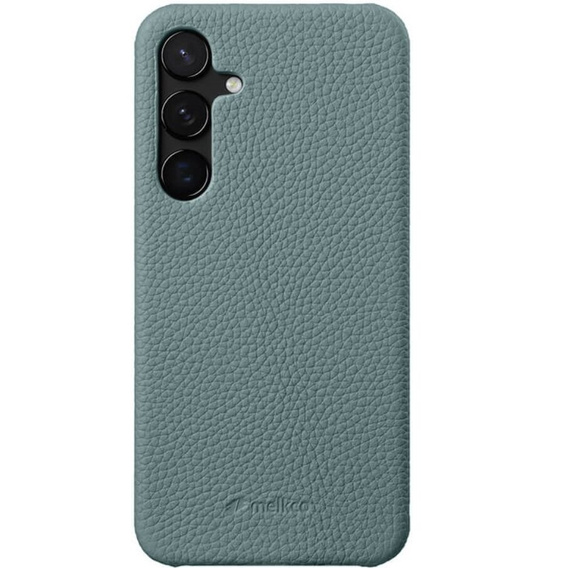 Θήκη MELKCO για Samsung Galaxy S24, δερμάτινη, μπλε