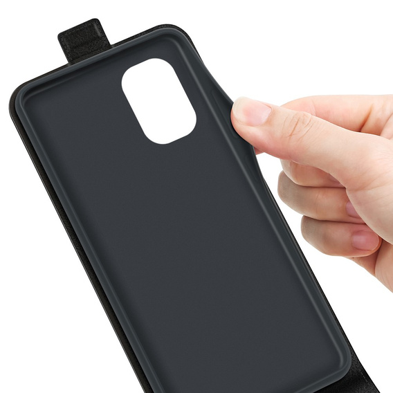 Θήκη με πτερύγιο για Nokia G60 5G, Flip, μαύρη