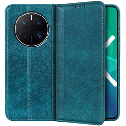 Θήκη για Huawei Mate 50 Pro, Wallet Litchi Leather, πράσινη
