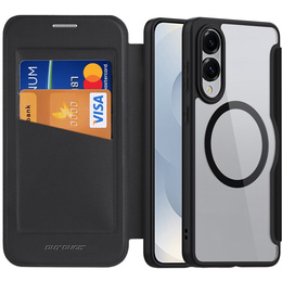 Dux Ducis Θήκη για Samsung Galaxy S25 Edge, Skin X Pro, MagSafe, μαύρη