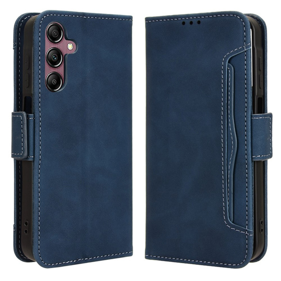 Θήκη με πτερύγιο για Samsung Galaxy A15 4G / 5G, Card Slot, σκούρο μπλε