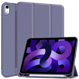Θήκη για iPad 10.9 2022 10 Gen, Smart Pencil, με υποδοχή γραφίδας, μωβ