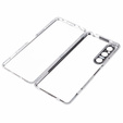 θήκη για το Sony Xperia 1 V, Magnetic Dual Glass, ασημένια