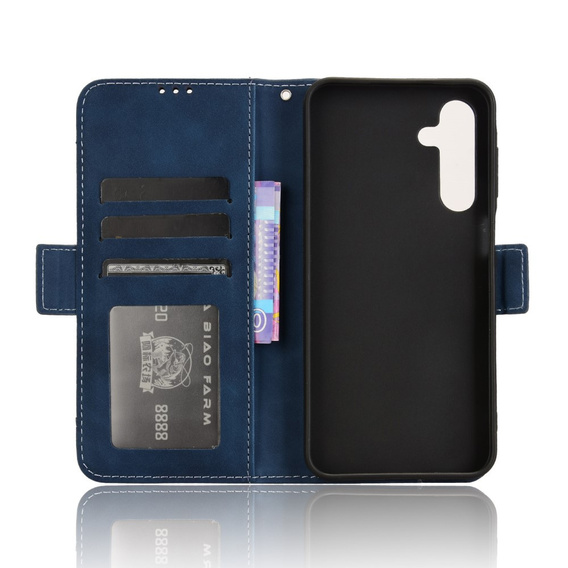 Θήκη με πτερύγιο για Samsung Galaxy A26, Card Slot, σκούρο μπλε