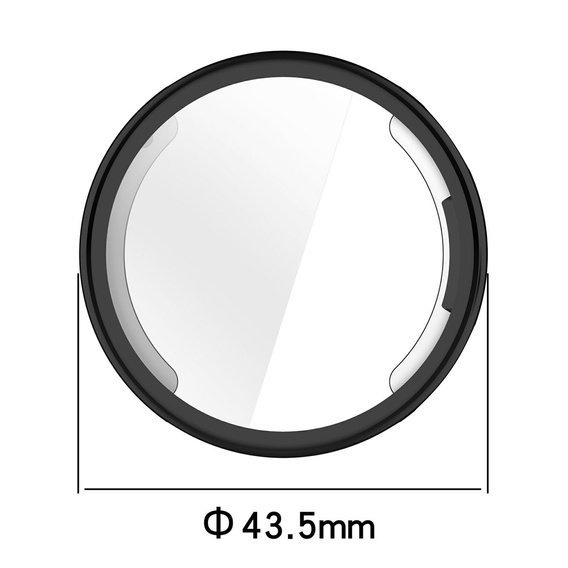 2 σε 1 Θήκη με προστατευτικό κάλυμμα οθόνης για Xiaomi Watch S4 41mm