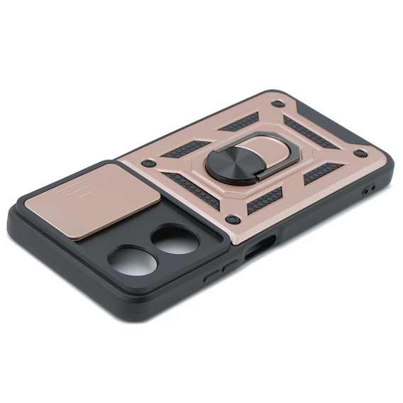 Θήκη για Oppo A58 4G, CamShield Slide, ροζ rose gold