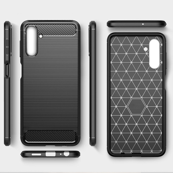 Θήκη για Samsung Galaxy A04S / A13 5G, Carbon, μαύρη