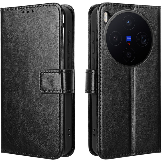 Θήκη με πτερύγιο Crazy Horse Wallet για Vivo X300