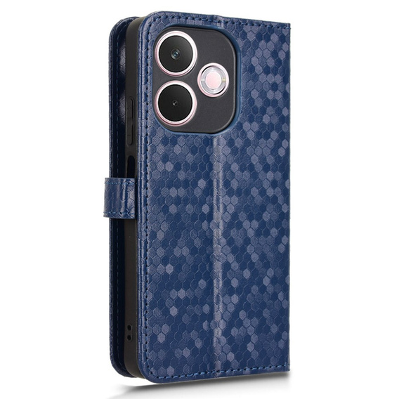 θήκη πτερύγιο για Oppo A5 Pro 5G, Wallet Rhombus, μπλε