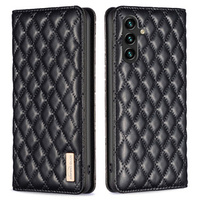 Θήκη με πτερύγιο για Samsung Galaxy A35 5G, Wallet, BINFEN COLOR, μαύρη