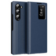Αναδιπλούμενη θήκη για Samsung Z Fold6 5G, Smart View Wallet, σκούρο μπλε