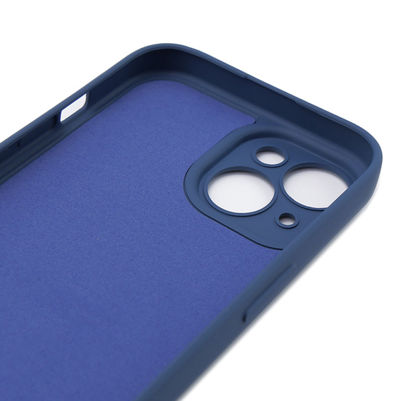 Θήκη για iPhone 15 Plus, Silicone Lite, σκούρο μπλε