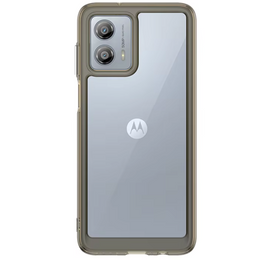 Θήκη για Motorola Moto G84 5G, Fusion Hybrid, διαφανής / μαύρη