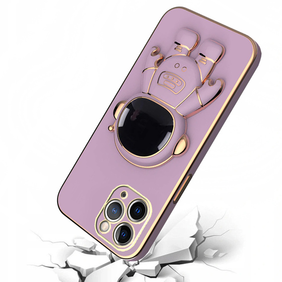 Θήκη για iPhone 14 Pro Max, Astronaut, μωβ