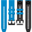 Λουράκι σιλικόνης για Garmin Fenix 7 / Forerunner 965 / 955 / 945 / 935, Μπλε / Μαύρο