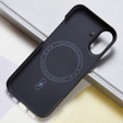Θήκη για iPhone 16, Aramid Fiber Cover, μαύρη