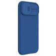 Θωρακισμένη θήκη Nillkin για iPhone 15 Plus, CamShield Pro, μπλε