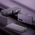 CASEME flip case για Samsung Galaxy Z Fold6 5G, Litchi Wallet, μωβ