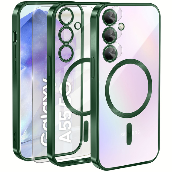 Θήκη για Samsung Galaxy A55 5G, Electro MagSafe, + Γυαλί για την οθόνη