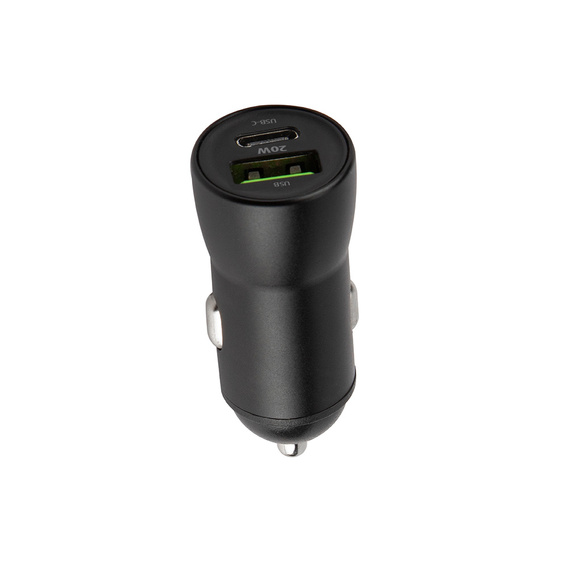 Maxlife φορτιστής αυτοκινήτου PD/QC 20W με καλώδιο USB-C – USB-C 60W για smartphone, tablet, συσκευές πλοήγησης και άλλες συσκευές με USB/USB-C