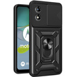 Θήκη για Motorola Moto E13, CamShield Slide, μαύρο