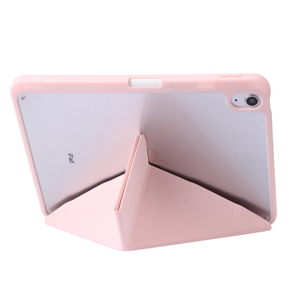 Θήκη για iPad 10.9" 2022 (10 gen.), Origami, ροζ rose gold