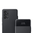 Γνήσια θήκη Samsung για Galaxy A53 5G, S View Wallet Cover, μαύρη