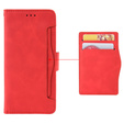 Θήκη με πτερύγιο για Xiaomi 14 Ultra, Card Slot, κόκκινη