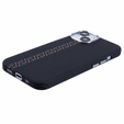 Θήκη για iPhone 14, ανθρακονήματα MagSafe, μαύρη