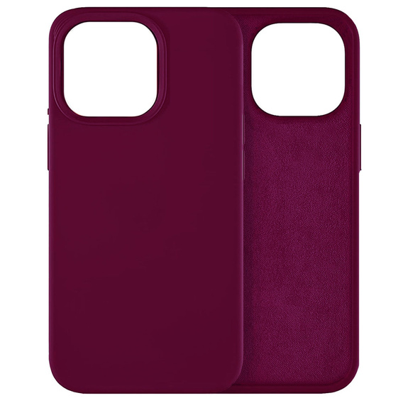 Θήκη για iPhone 14 Pro Max, Silicone Lite, κόκκινη