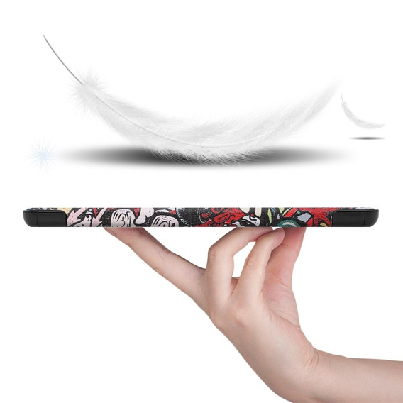 Θήκη για Samsung Galaxy Tab S10 Lite / S10 FE / S9 FE, με πτερύγιο, graffiti